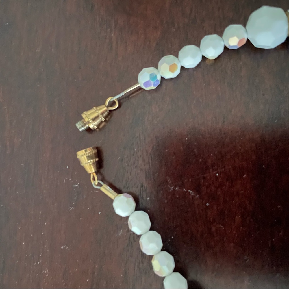 Swarovski AB White and Crystal necklace EUC - Picture 4 of 10